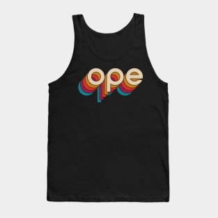 Disco Ope Tank Top